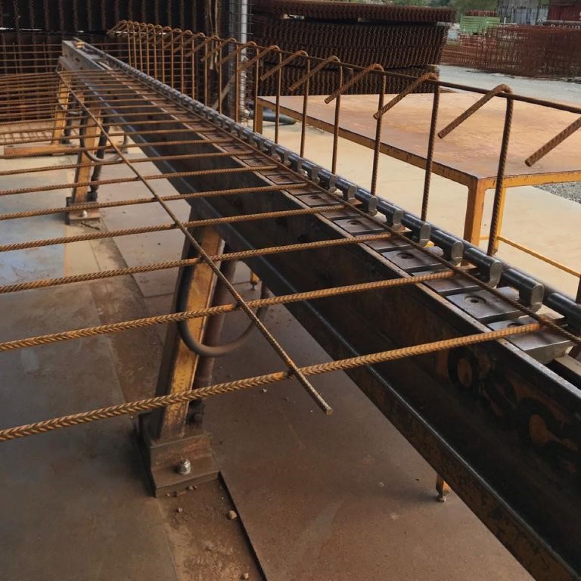 Gabbie in ferro per cemento armato su misura