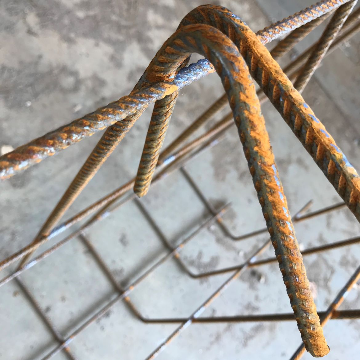 Gabbie in tondo per cemento armato